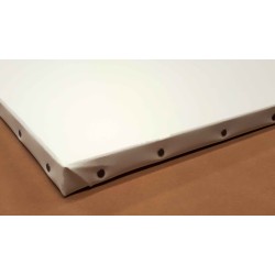 Châssis entoilé en polycoton supérieur à grain moyen 398 g/m²