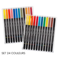 Etuis feutres-pinceaux Aqua Brush Duo