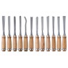 Trousse de 12 outils d'initiation à la sculpture sur bois