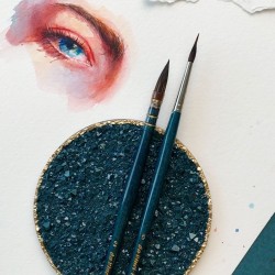 Set de 2 pinceaux aquarelle Da Vinci par Rabi Alieva