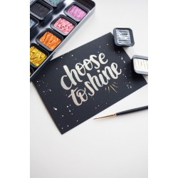 Boîte métal de 12 couleurs aquarelle Finetec