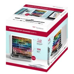 Coffret bureau de rangement vide pour feutres Tombow