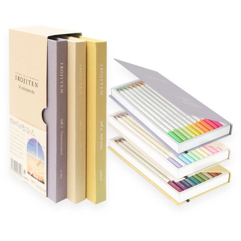 Coffret crayons de couleur Irojiten x30 pcs - Seascape