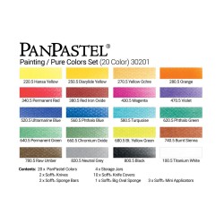 Coffrets de 20 PanPastel + accessoires Soft