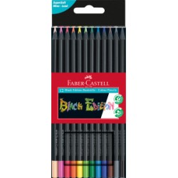 Boîtes carton de crayon de couleur Black Edition