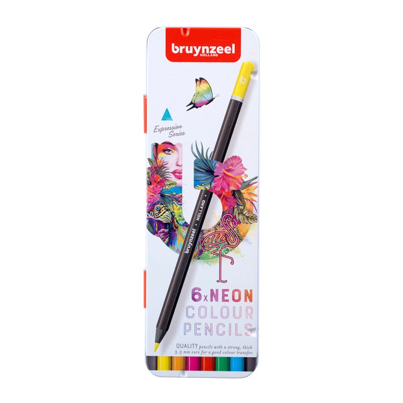 Boîtes métal crayons de couleur Expression Bruynzeel