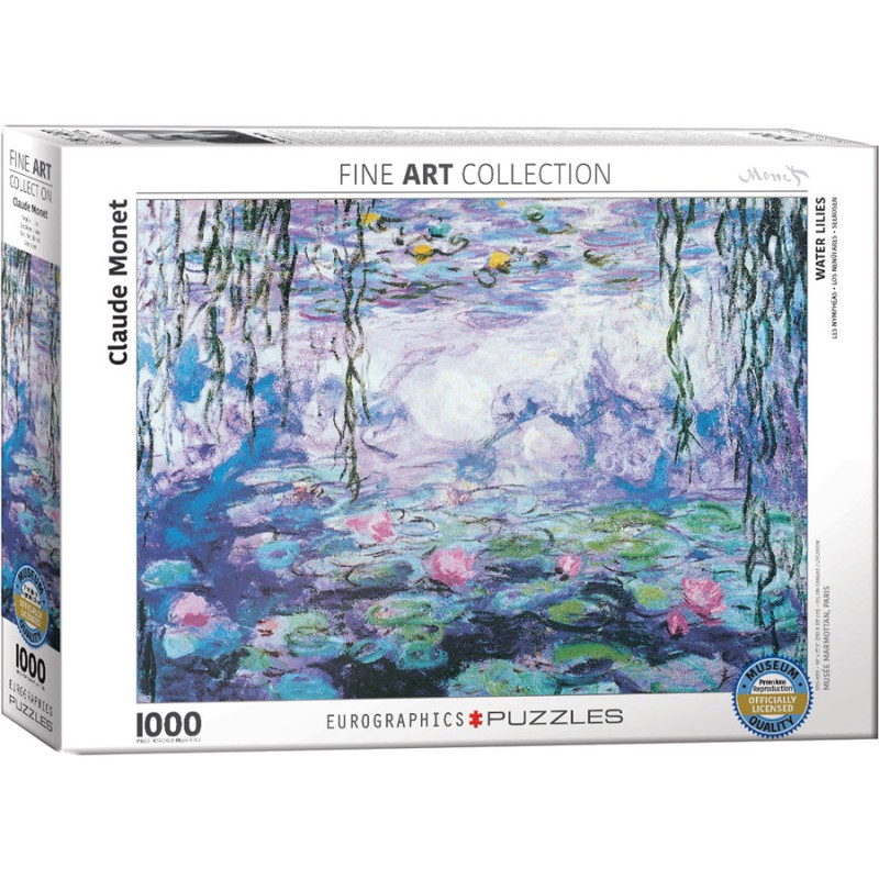 Puzzle 1000 pièces - Les nymphéas de Monet