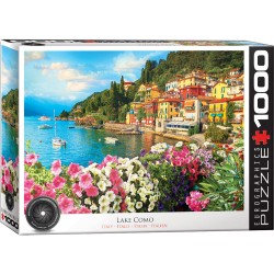 Puzzle 1000 pièces - Lac Como, Italie
