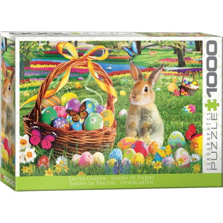 Puzzle 1000 pièces - Jardin de Pâques