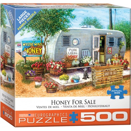 Puzzle 500 pièces - Vente de miel, de Jan Patrick
