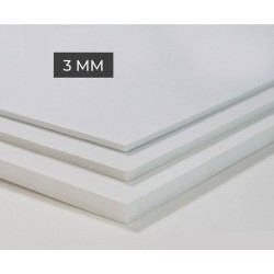 Cartons mousse blanc 3 mm