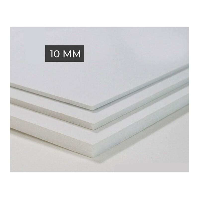 Carton mousse blanc 10 mm