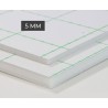 Carton mousse auto-adhésif blanc 5 mm