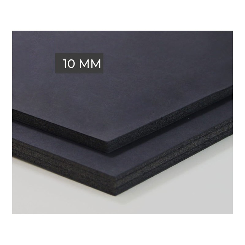 Carton mousse noir 10 mm