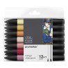 Sets de 12 feutres Promarker Manga + 1 Blender