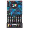 Set de crayons couleurs cire & huile Posca