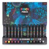Set de crayons couleurs cire & huile Posca
