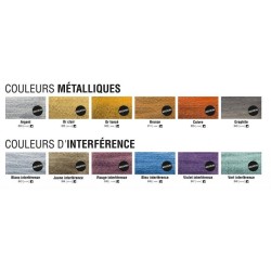 Pocketbox aquarelle Métallisée / Irisée  Van Gogh de 12 demi-godets