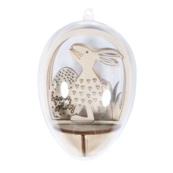 Pièce en bois à inserer oeufs ø10cm, Happy Spring