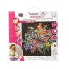 Kit tableau à diamanter Crystal Art 30x30cm - Papillon multicolore