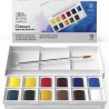 Boîte plastique "Sketcher" aquarelle Cotman x12 1/2 godets