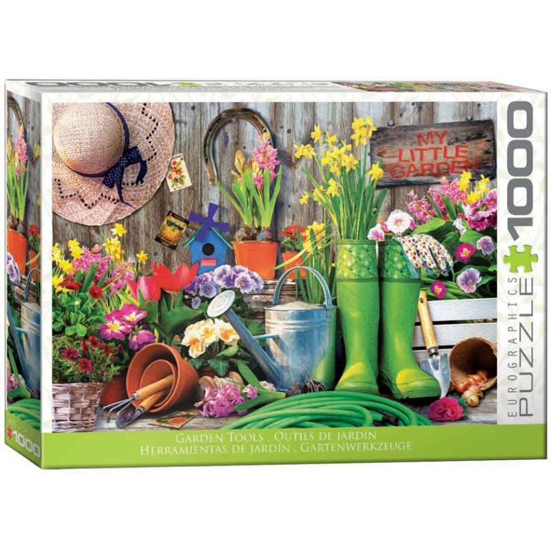 Puzzle 1000 pièces - Outils de jardin