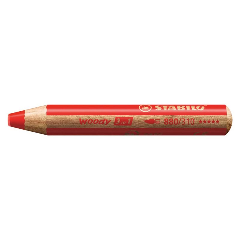 Crayon de couleur multi-talents Woody  3 en 1 Stabilo