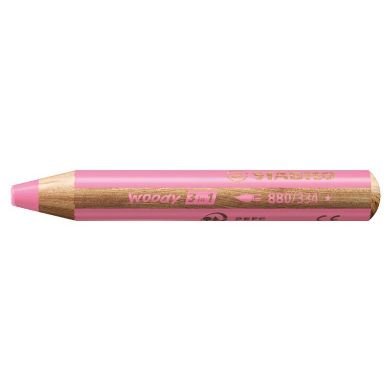 Crayon de couleur multi-talents Woody  3 en 1 Stabilo