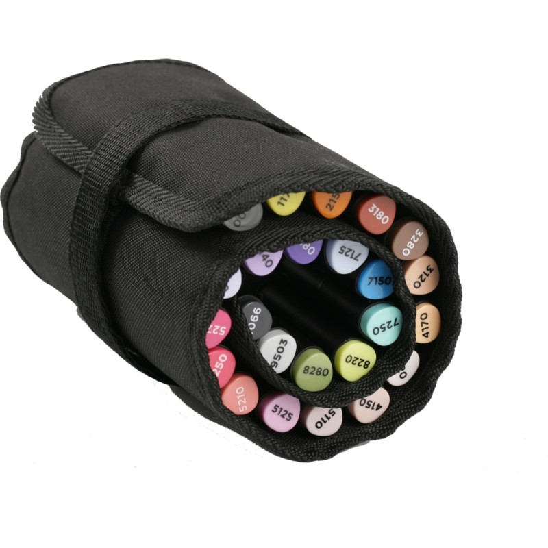 Trousse pour marqueurs et feutres Roll & Go