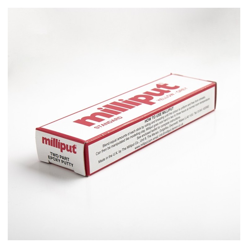 Pâtes de restauration époxy modelable Milliput, boîte 2x 56g