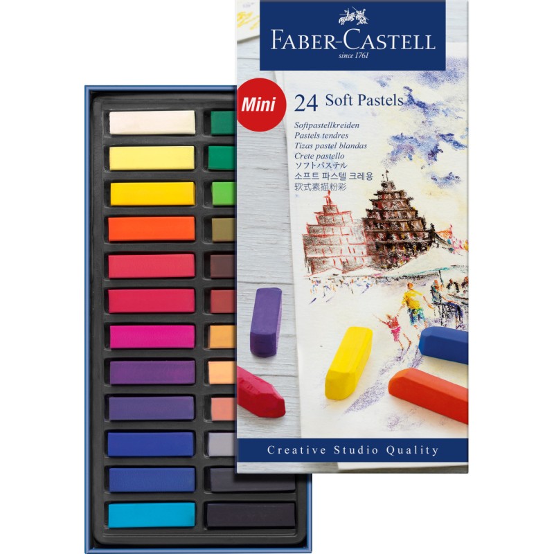 Boîtes de demi-pastels tendres Goldfaber