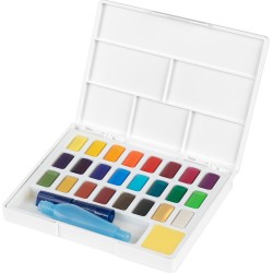 Set d'aquarelle en demi-godets Creative Studio