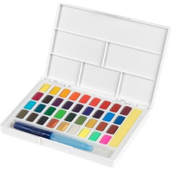 Set d'aquarelle en demi-godets Creative Studio