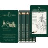 Boite en métal crayons Castell 9000 x12 pcs