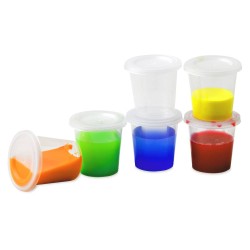 Pot en plastique 30 ml avec couvercle hermétique