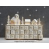 Calendrier de l'Avent Village - 44,5x12,5x18 cm