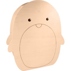 Calendrier de l'Avent Pingouin - 33x35.5x13.5 cm