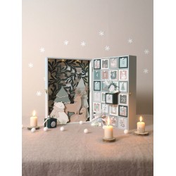 Calendrier de l'Avent Let It Snow - 42.5x30x14 cm
