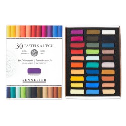 Boîte de demi-pastels tendres à l'écu Sennelier