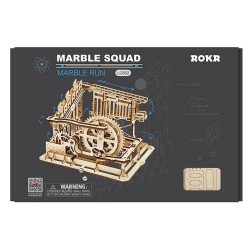 Maquette 3D en bois - Circuit à billes Marble Squad
