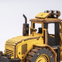 Maquette 3D en bois - Bulldozer