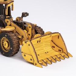 Maquette 3D en bois - Bulldozer