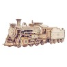 Maquette 3D en bois - Locomotive à vapeur