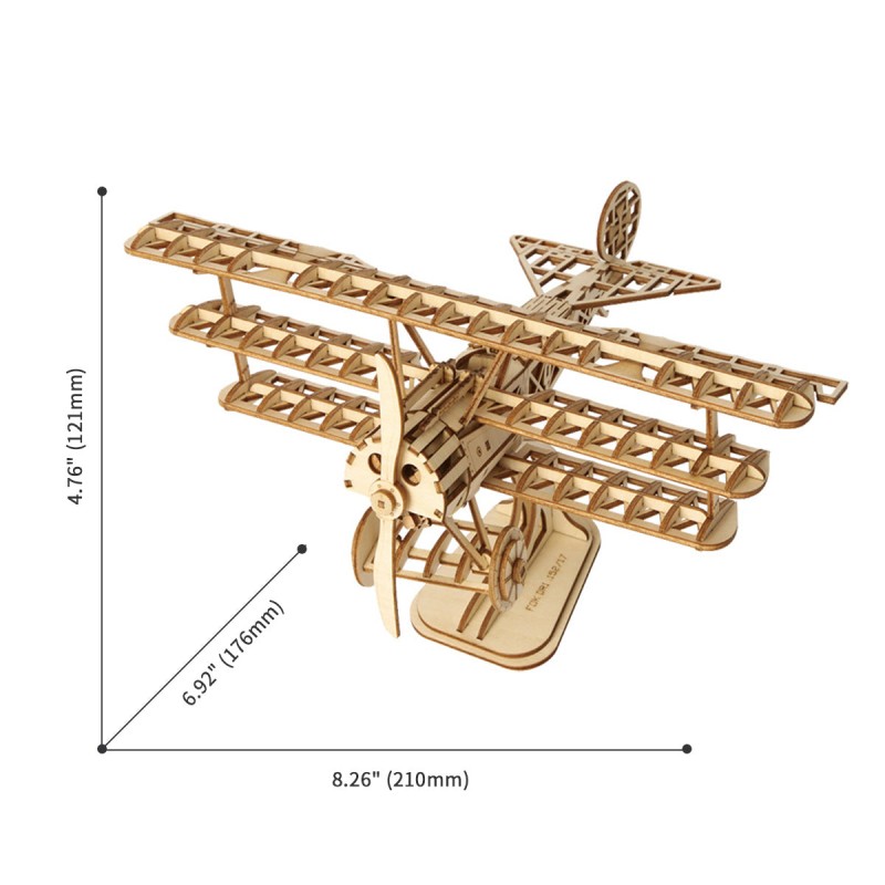 Maquette 3D Avion - Puzzle 3D Robotime en bois