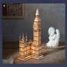 Maquette 3D en bois - Big Ben lumineux