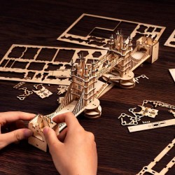 Maquette 3D en bois - Tower Bridge