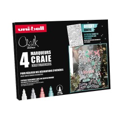 Coffret Décor de Noël de 4 marqueurs craie Chalk