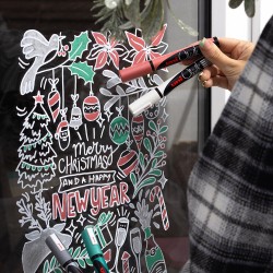 Coffret Décor de Noël de 4 marqueurs craie Chalk