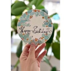 Boite métal papier aquarelle rond Expression 300 g/m² de 30 feuilles