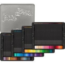Coffret métal de 100 cayons de couleur Black Edition